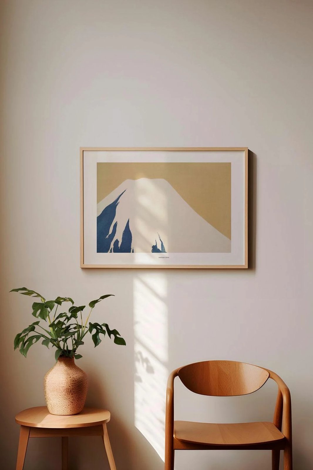 Pikturë dekorative me kornizë, shumëngjyrëshe, Wallity, Lmnmdl11, 33x48cm