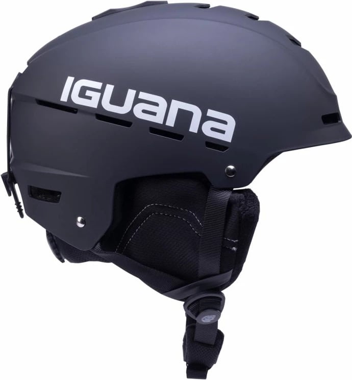 Helmetë ski Iguana unisex, e zezë