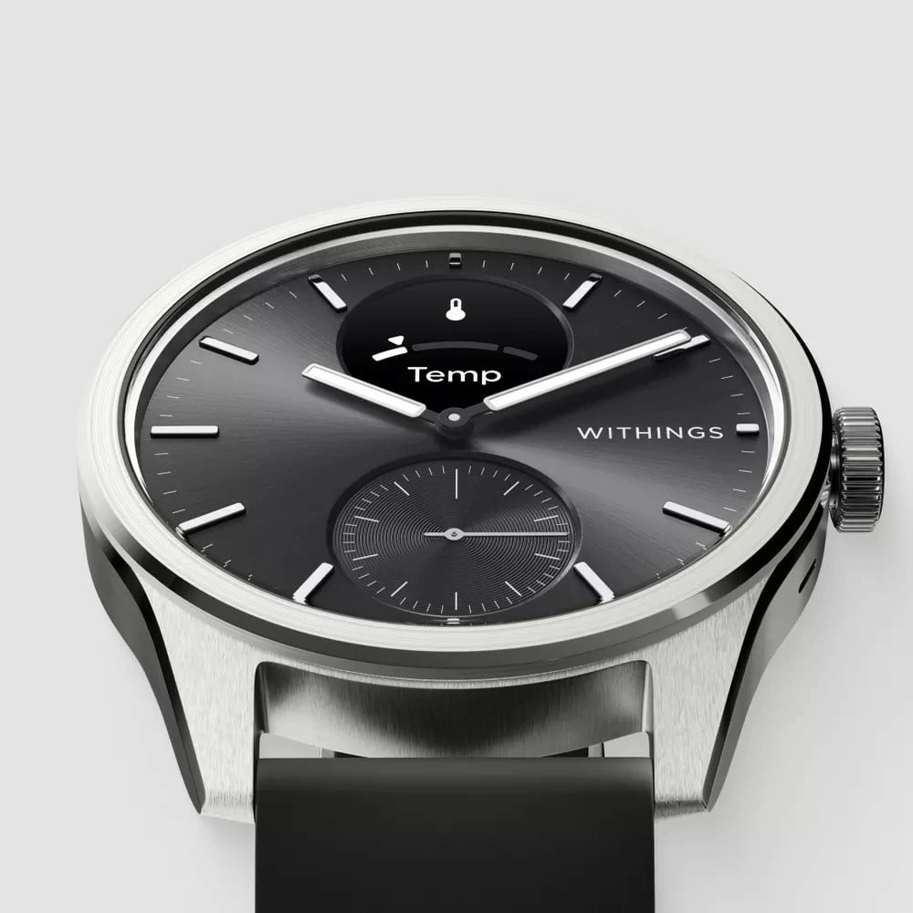 Smartwatch Withings ScanWatch 2, 1.6 cm, OLED, 52.6 g, ngjyrë e zezë