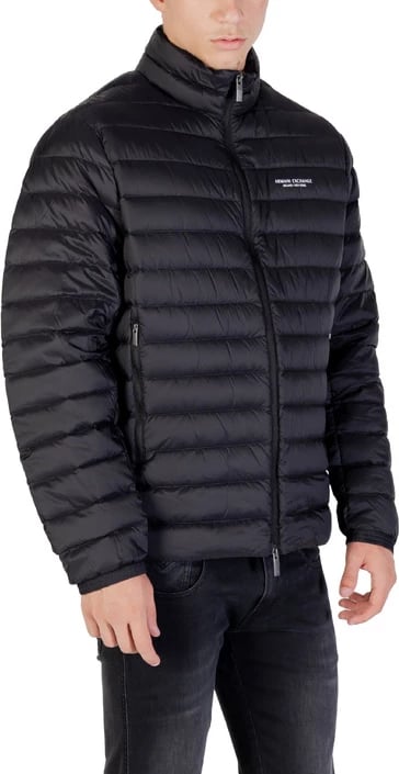 Jakne Armani Exchange për meshkuj, e zezë