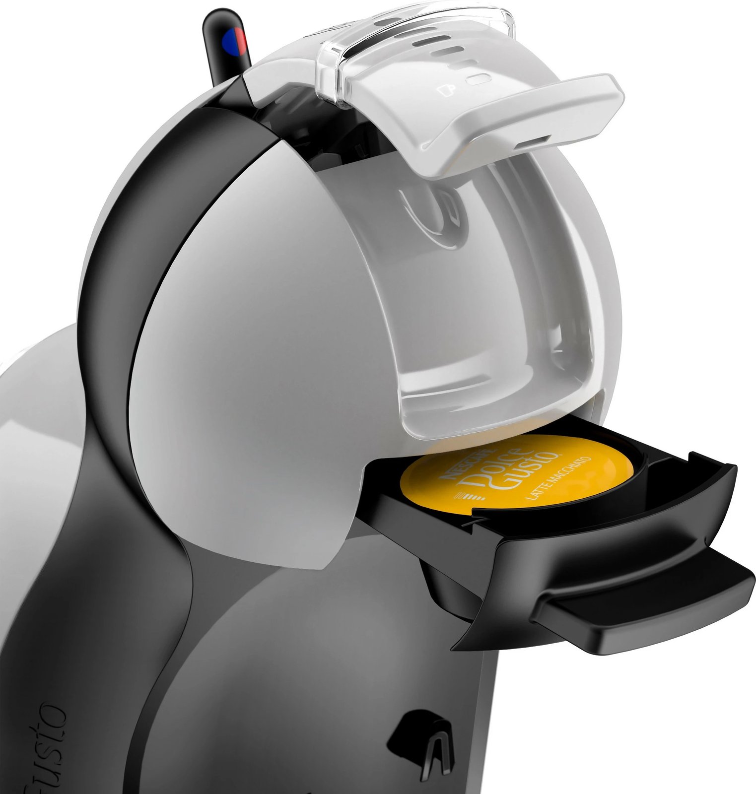 Aparat kafeje kapsula Krups Mini Me KP123, 0.8L, 1500W, e zezë/inoks