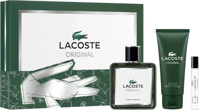 Eau de Parfum për meshkuj Lacoste Original set 3 copë 100ml