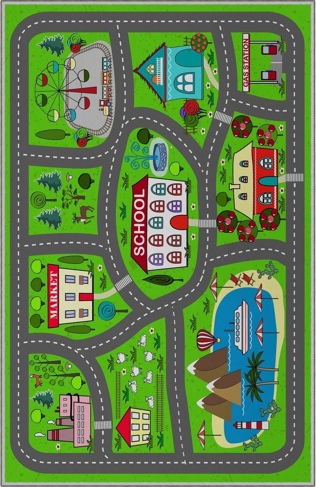 Qilim për fëmijë, shumëngjyrësh, Conceptum Hypnose, 120x180cm, HMNT107