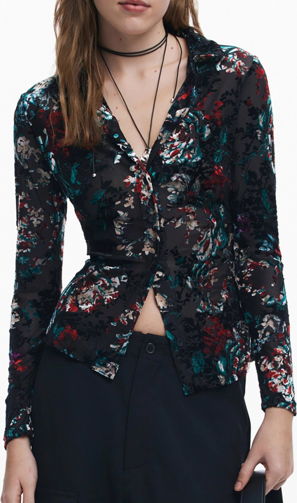 Këmishë për femra Desigual, e zezë