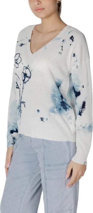 Xhemper për femra Desigual, të bardhë