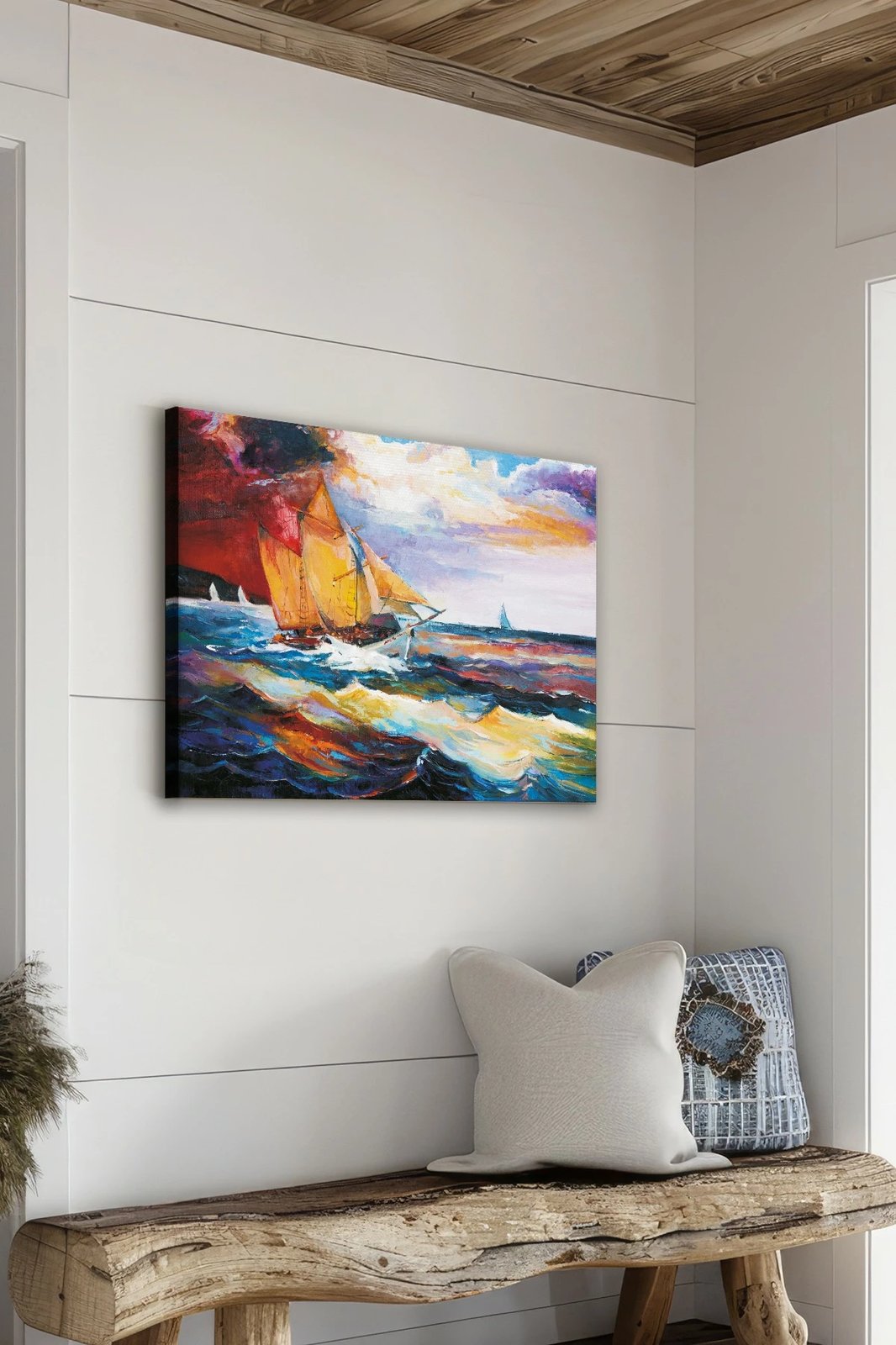 Pikturë dekorative në kanavacë, shumëngjyrëshe, Wallity Ersyfdc118, 70x100cm