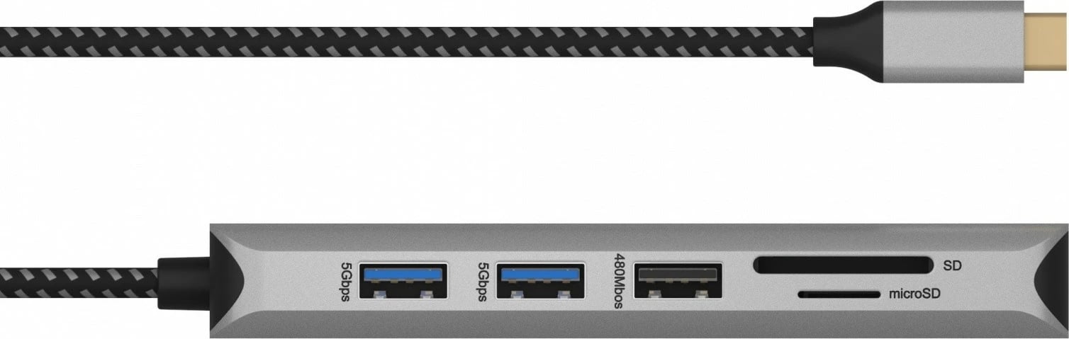 Stacion dokimi IcyBox IB-DK4061-CPD 12-në-1, 2xHDMI, PD 100W, antracit
