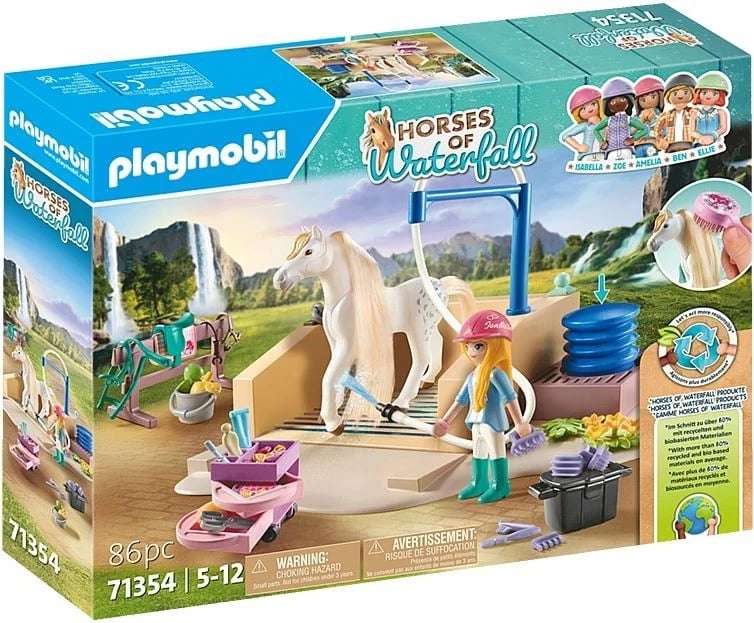 Set figurina Playmobil Horses of Waterfall 71354 me Isabella dhe kalin Lioness, 86 pjesë
