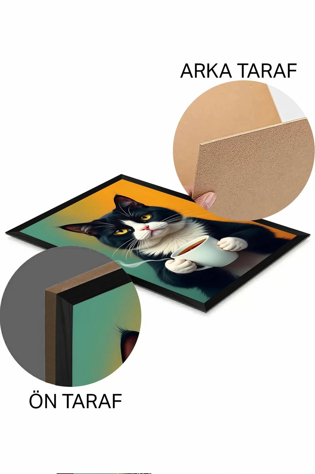 Pikturë dekorative, shumëngjyrëshe, Arthynmodel2030-3, 20x30cm