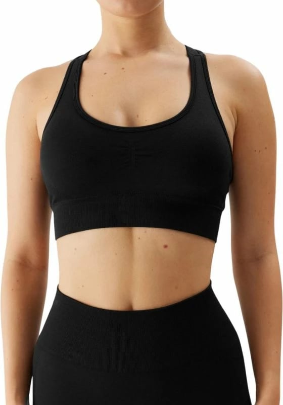 Bra sportiv për femra 4f, i zi