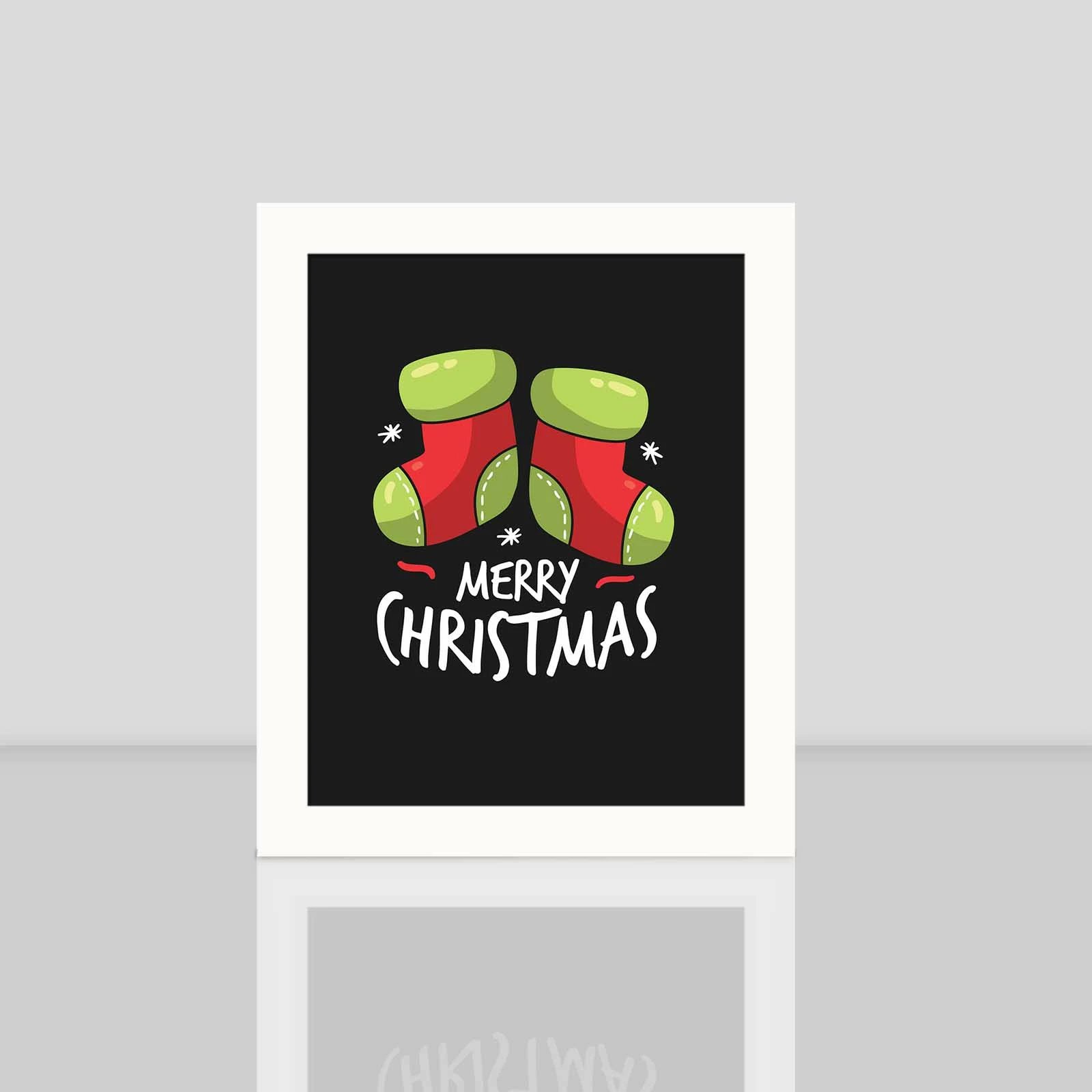 Pikturë dekorative me kornizë MDF, shumëngjyrëshe, BCTNOEL-008