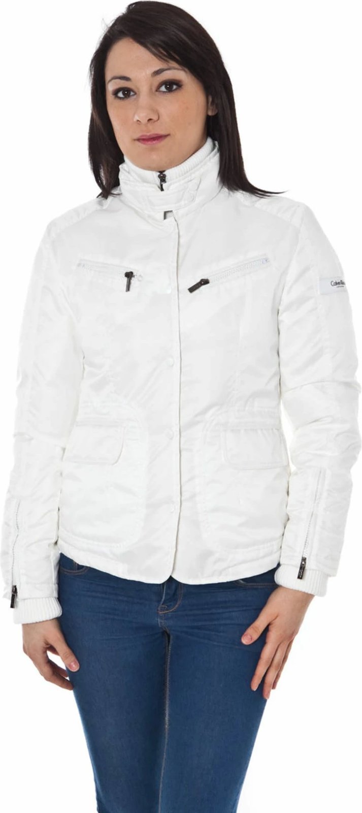 Jakne për femra Calvin Klein down, e bardhë