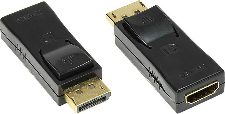 Adapter DisplayPort në HDMI GoodConnections, i zi