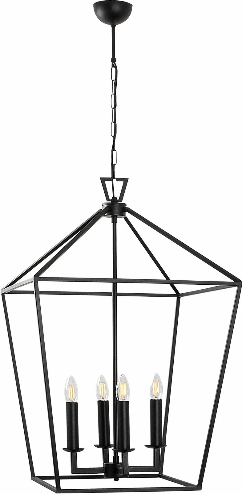 Llambë tavani moderne, ngjyrë e zezë, Opviq Till - 13251