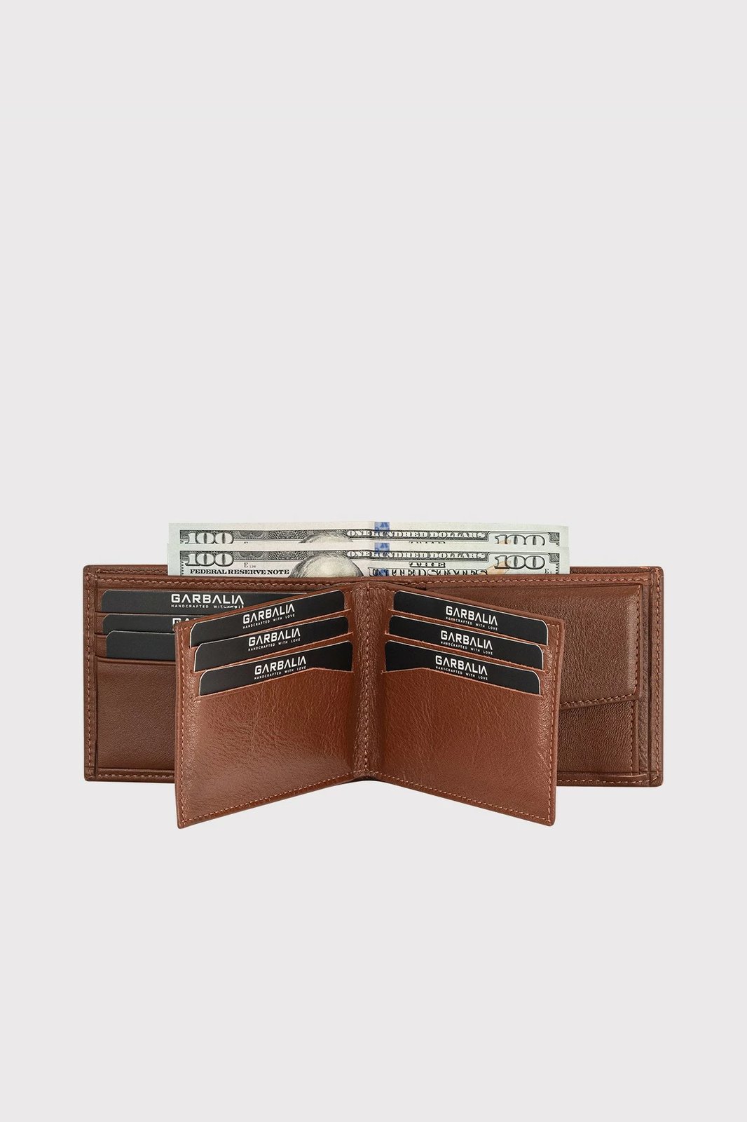 Portofol për burra, lëkurë natyrale, ngjyrë tan, Zoozie Bags Liverpool