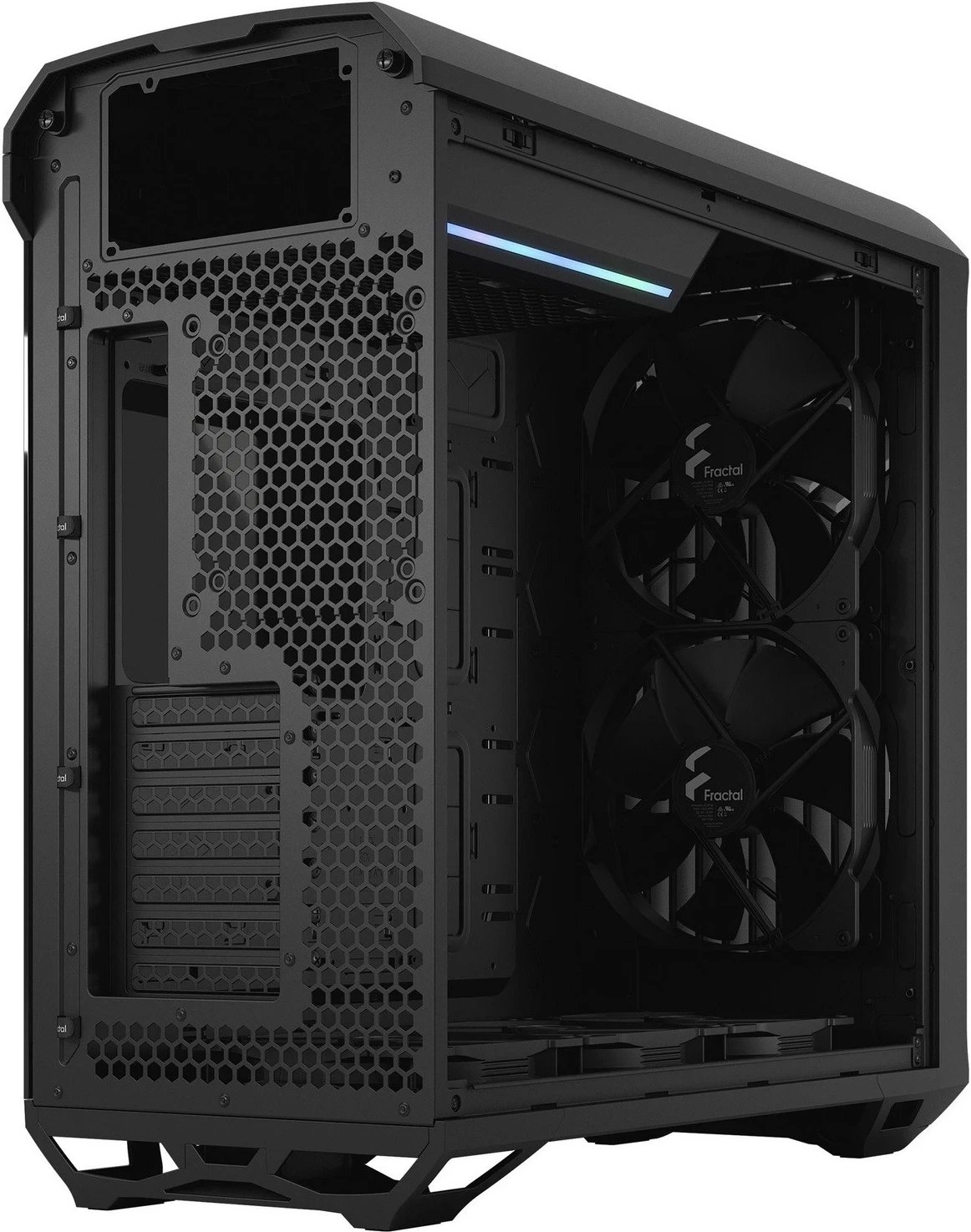 Kasë Fractal Design Torrent, ATX, Midi Tower, e zezë Kasë Fractal Design Torrent, ATX, Midi Tower, e zezë