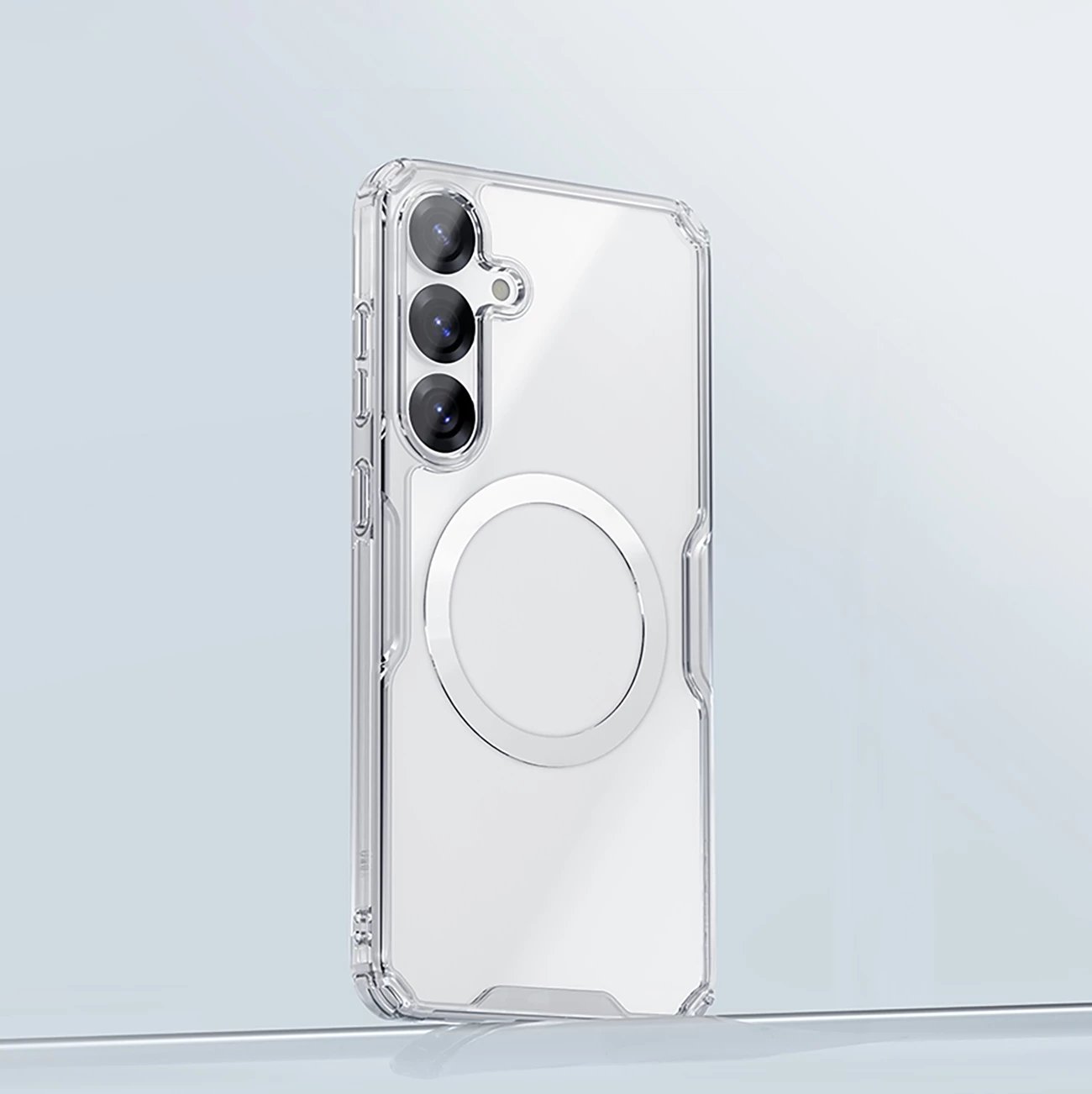 Mbështjellës Nillkin Nature TPU Pro Magnetic me MagSafe për Samsung Galaxy S25+, Bardhë