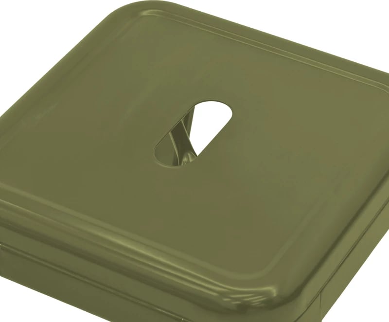 Karrige për bar Utopia, metal, ngjyrë ulliri e errët, 30x30x45cm