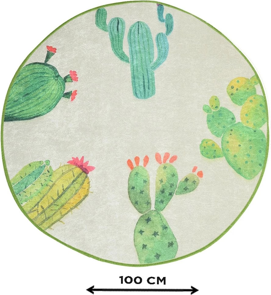 Tapet banje Mijölnir, dizajn me kaktus, 100cm