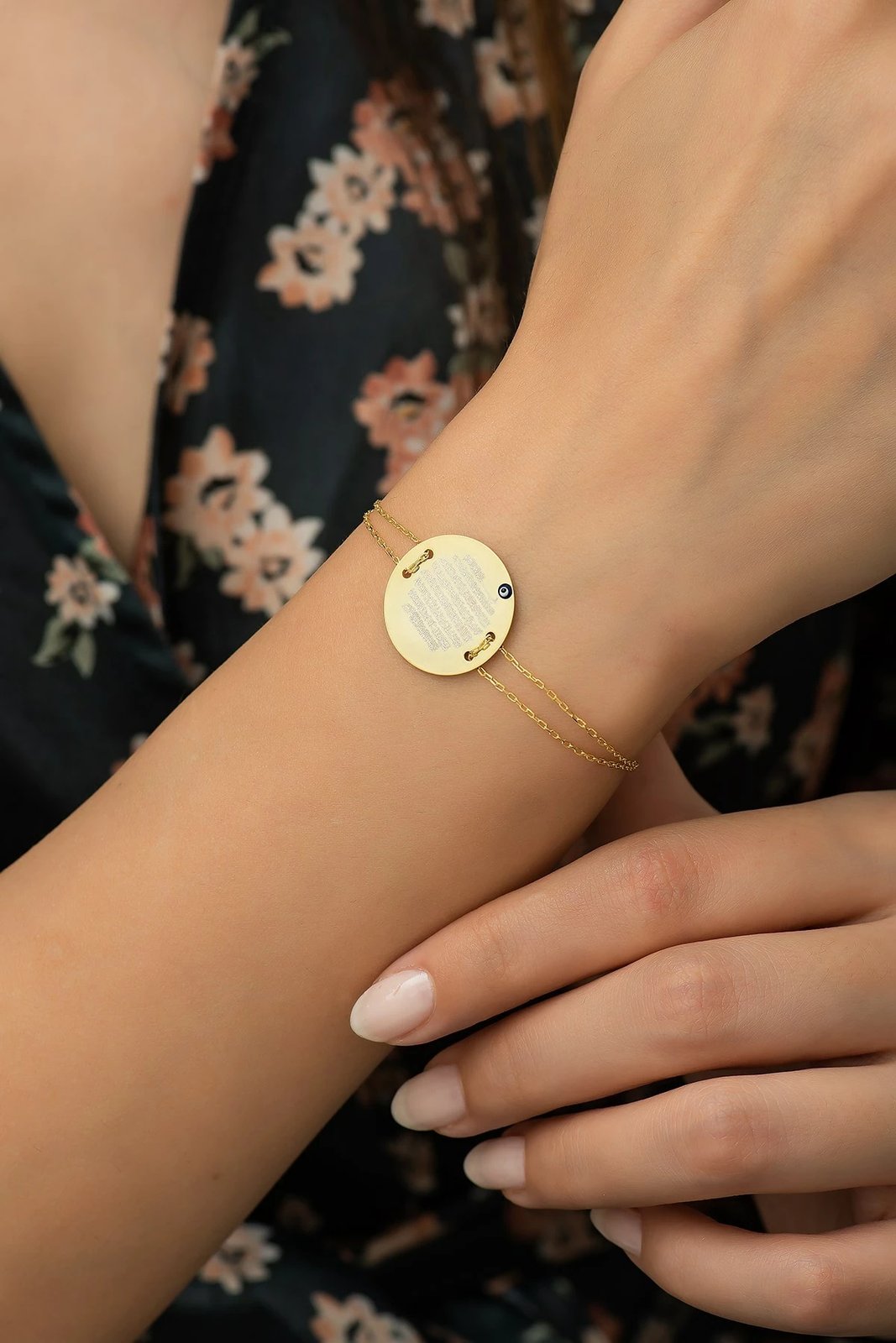 Byzylyk argjendi Jumeon, ngjyrë ari dhe kaltër e errët, TRDYL7150