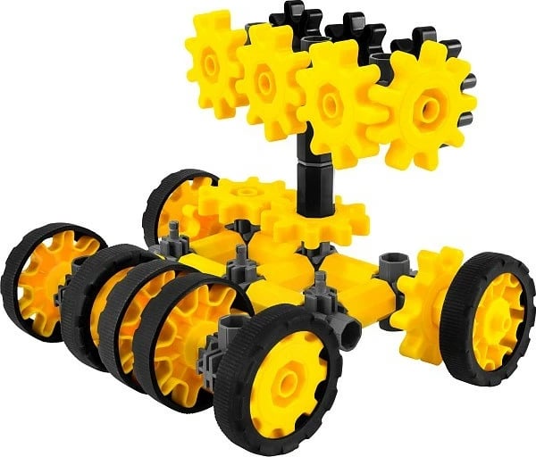 Set blloqe ndërtimi Korbo Machine 61 pjesë, plastikë, shumëngjyrëshe