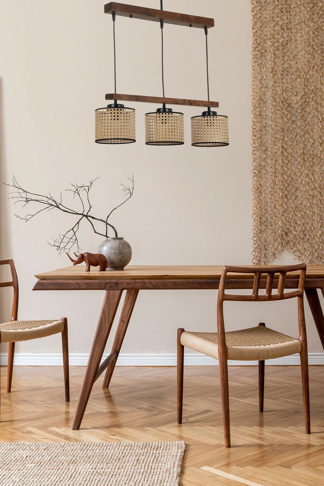 Llambë tavani druri, vintage, Opviq 8359-3