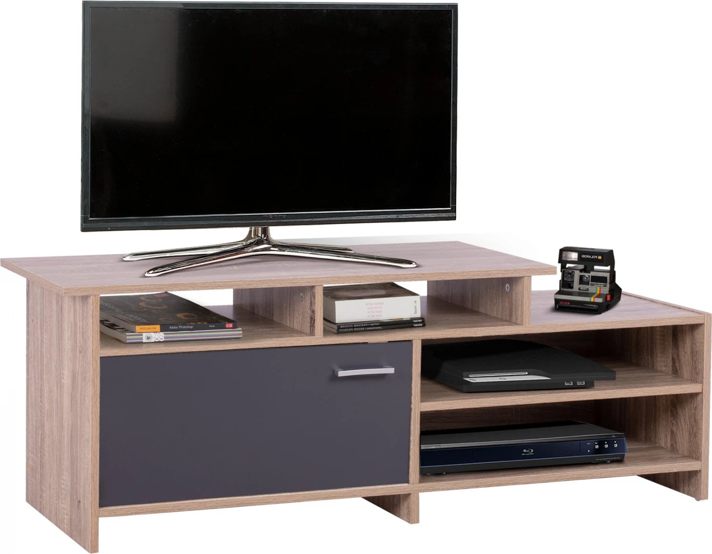 Njësi TV SCOTT FH8766.02 128x39x46 cm, ngjyrë sonama gri