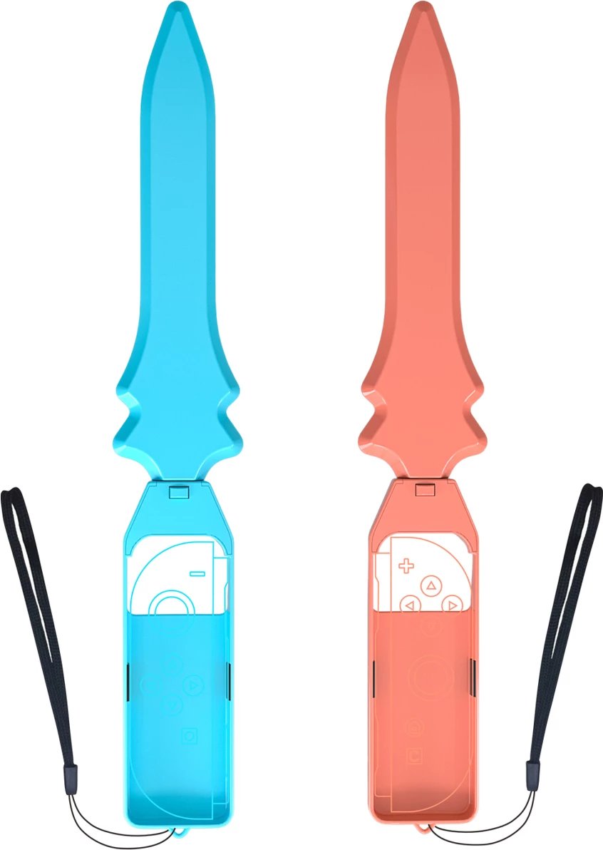 Set aksesorësh lojërash 23-në-1 për Nintendo Switch 2, Hurtel Family Accessory Pack 2, plastikë, portokalli e kaltër, set 23 pjesë