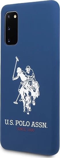 Mbështjellës U.S. Polo Assn. USHCS62SLHRNV Silicone për Samsung Galaxy S20, Blu
