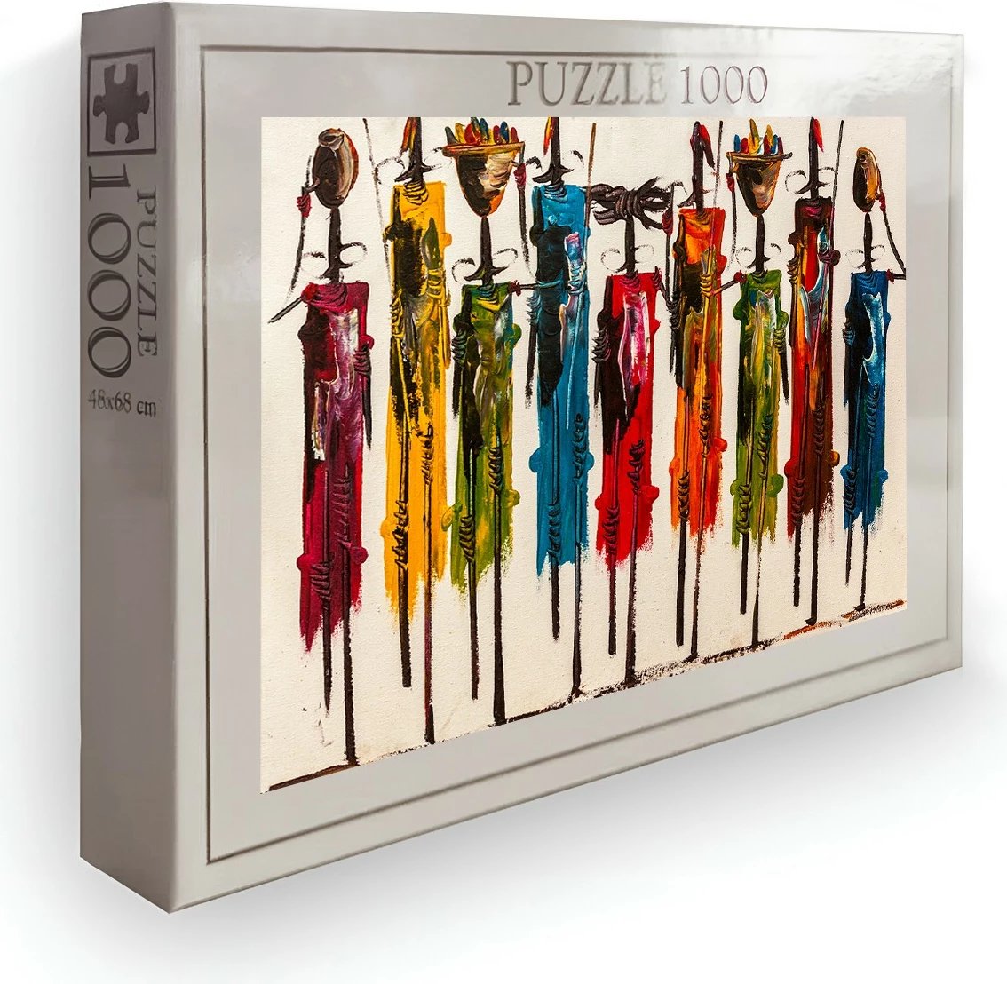 Puzzle 1000 copë, Evila Originals, shumëngjyrësh, PZL_0188_1000