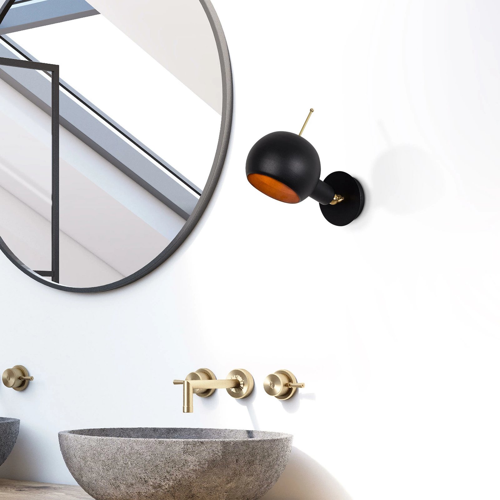 Llambë muri Opviq, Sivani - MR-660, e zezë dhe bakri