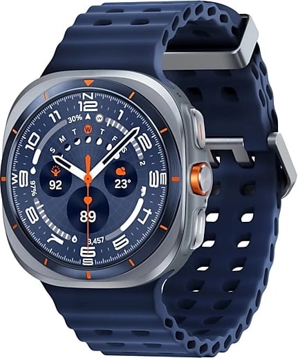 Smartwatch Samsung Galaxy Watch Ultra (2025) SM-L705FZB2EUE, ekran me prekje, rrip sportiv silikon, blu