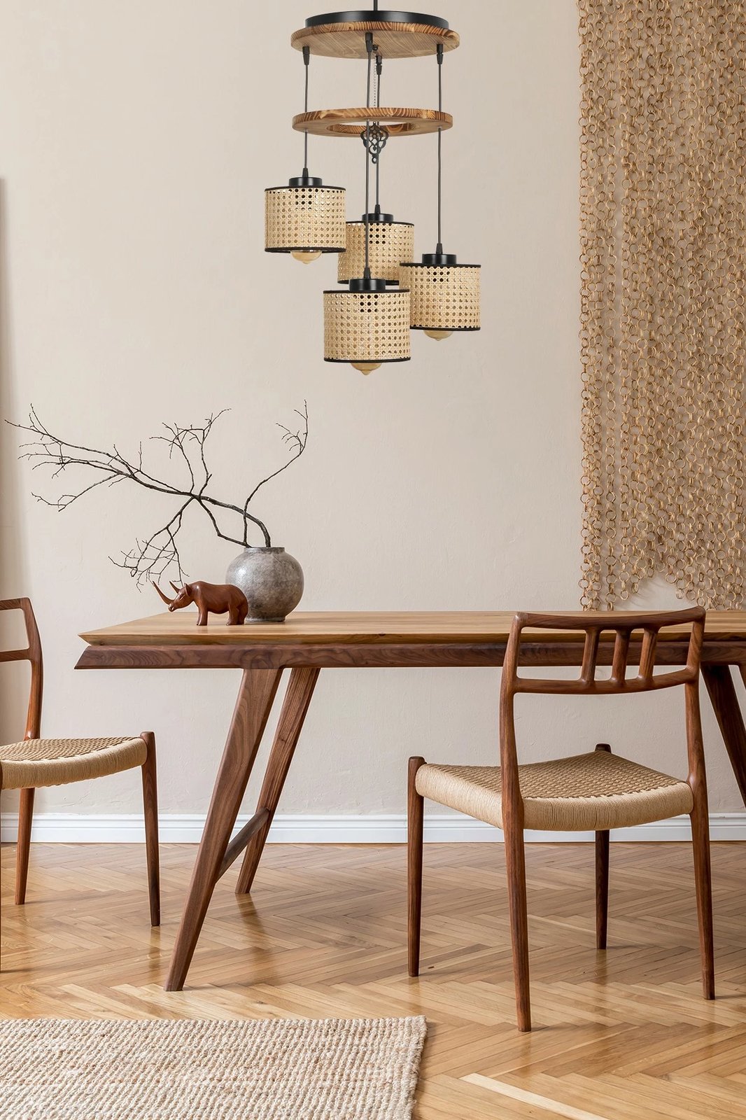 Llambë tavani druri Opviq, vintage, 8358-4T