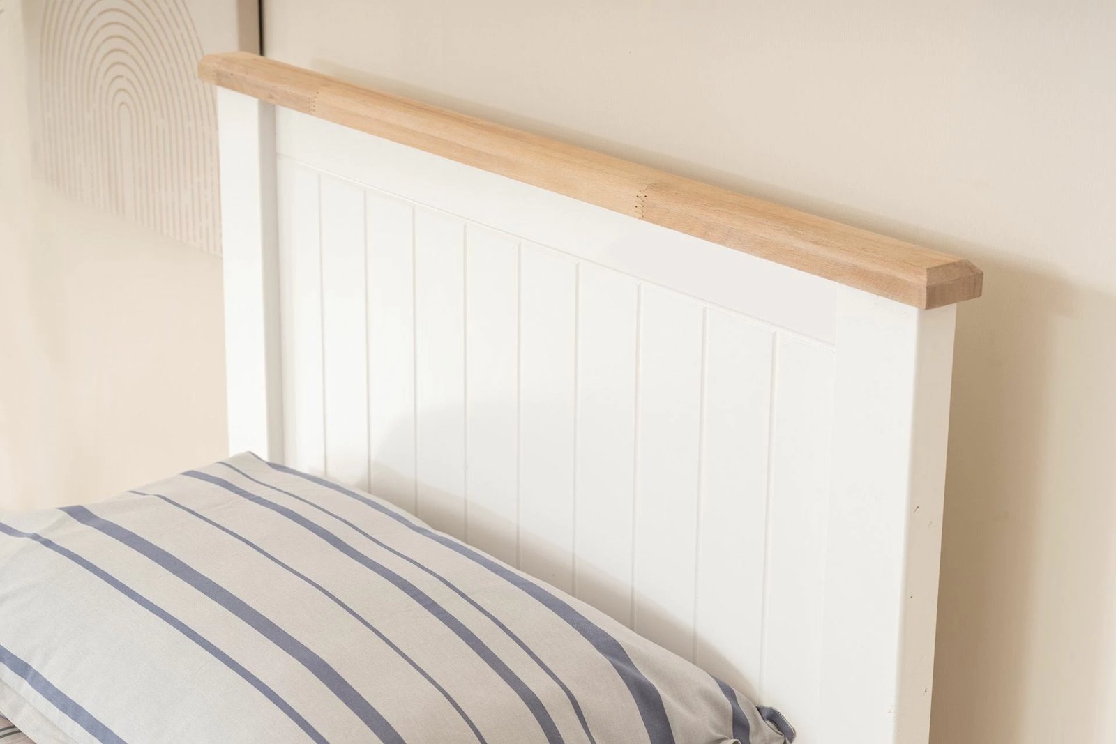 Krevat teke Hanah Home, stil modern country, 90x190