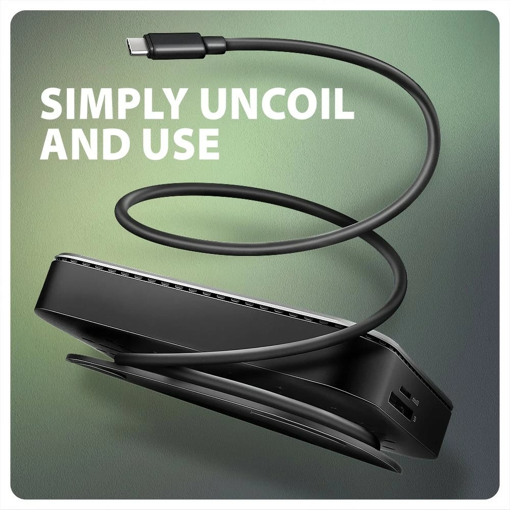 Hub multiport AXAGON HMC-UFO, 9-në-1, 10Gbps, 2x USB-A, HDMI 4K/60Hz, M.2 NVMe/SATA, audio, PD 100W, SD/microSD, GLAN, kabllo USB-C 65cm, zi/argjendtë