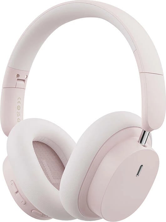 Kufje pa tela, Baseus Bowie D05, Bluetooth 5.2, 70h bateri, 40mm, rozë e artë