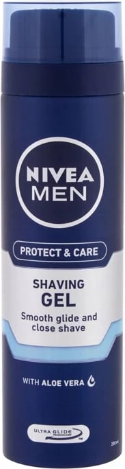 Xhel për rruajtje Nivea Men Protect & Care Moisturising për meshkuj, 200ml