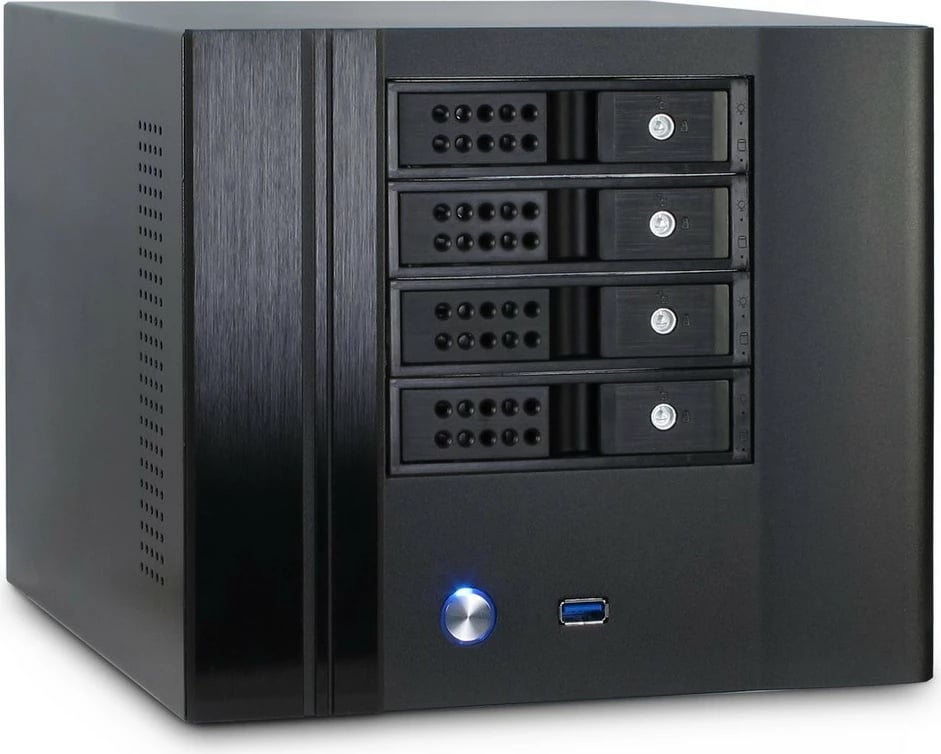 Kasë Inter-Tech IPC SC-4004, Ultra Small Form Factor, Mini-ITX, e zezë