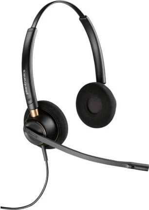 Kufje Poly EncorePro 520, me mikrofon, Quick Disconnect, USB-A/USB-C, e zezë