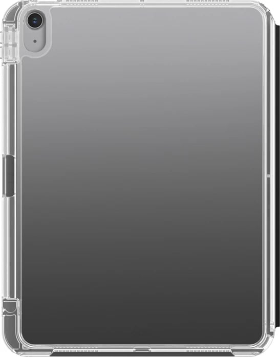 Mbështjellës tabletë AmazingThing Minimal Case për iPad Air 13" M3 (2025), me qëndrim, mbajtës Apple Pencil, pjesë e pasme transparente, i zi
