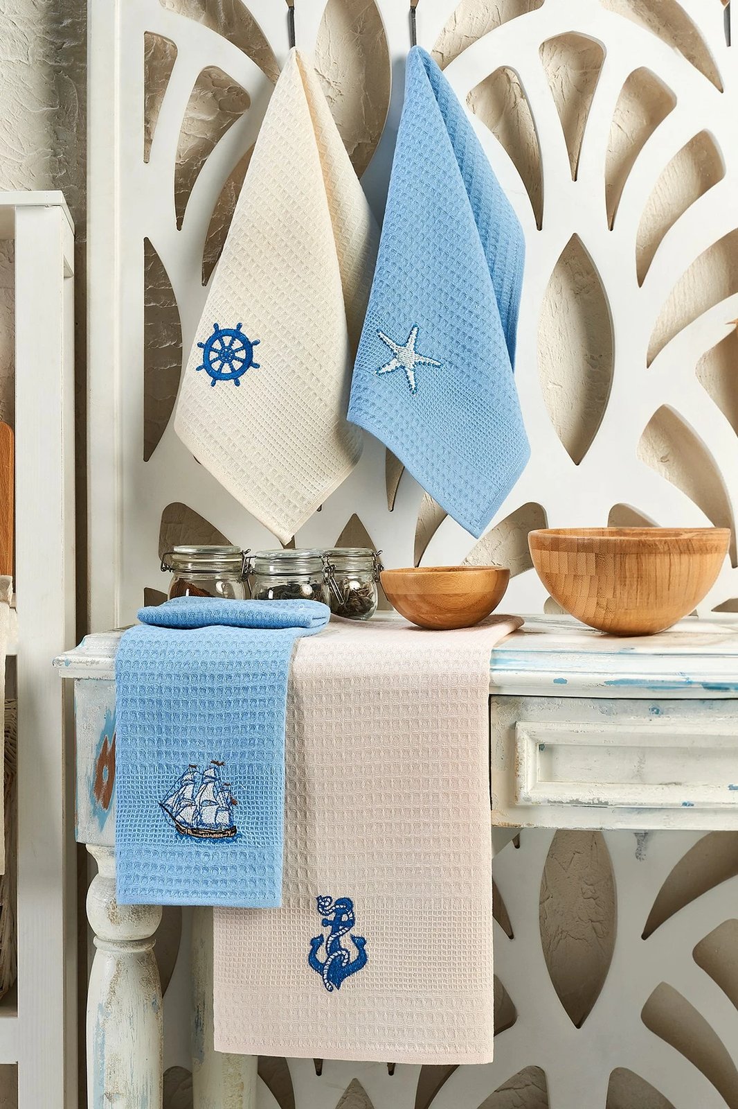 Set peshqirësh kuzhine (6 copë), Mijolnir, Marin