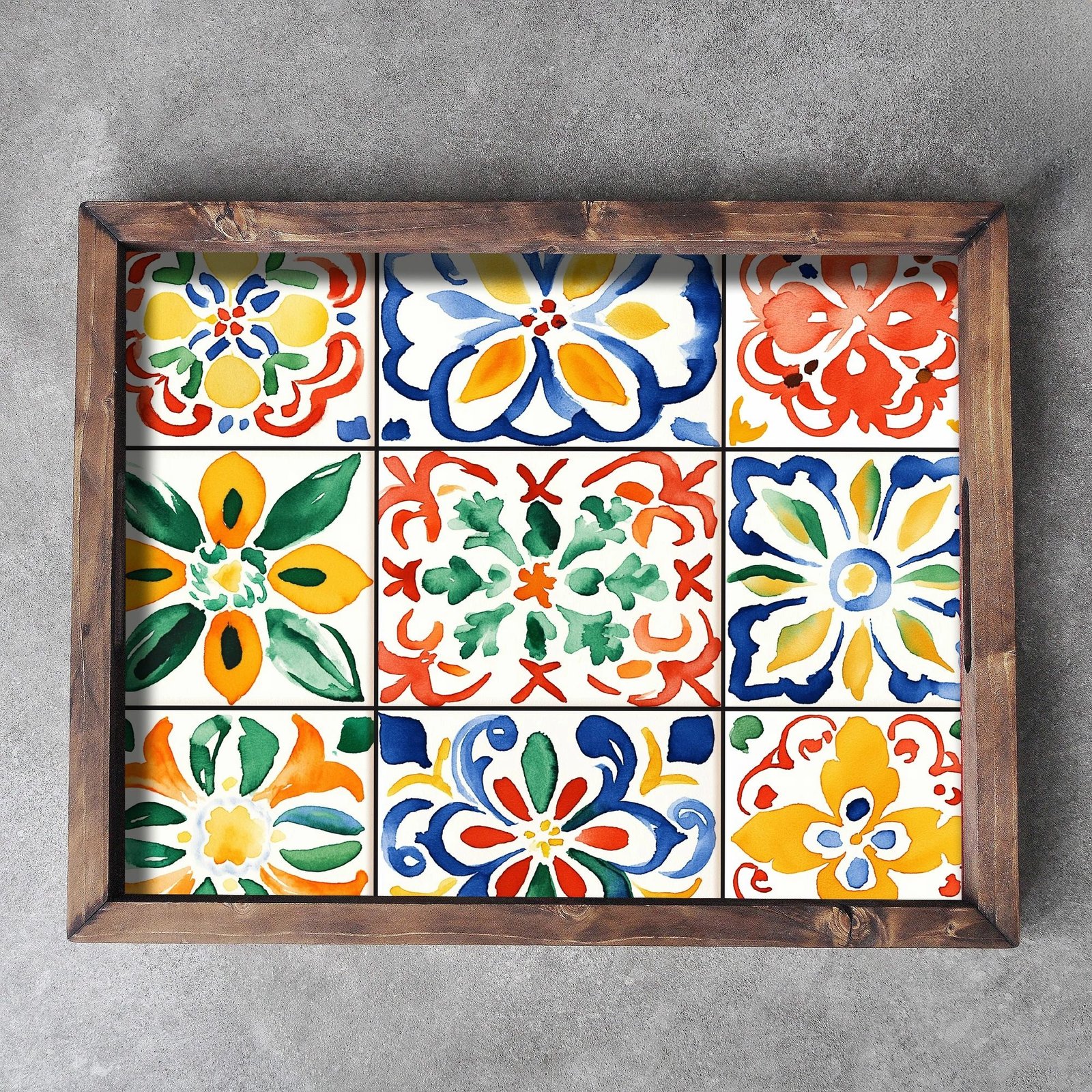 Tabaka druri, shumëngjyrëshe, Evila Originals, REF032, 48x38x4 cm Tabaka druri, shumëngjyrëshe, Evila Originals, REF032, 48x38x4 cm
