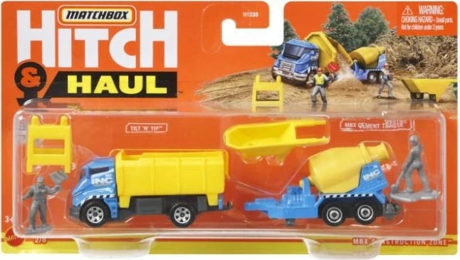Set lodrash Matchbox Mattel H1235 Hitch & Haul, multikolor