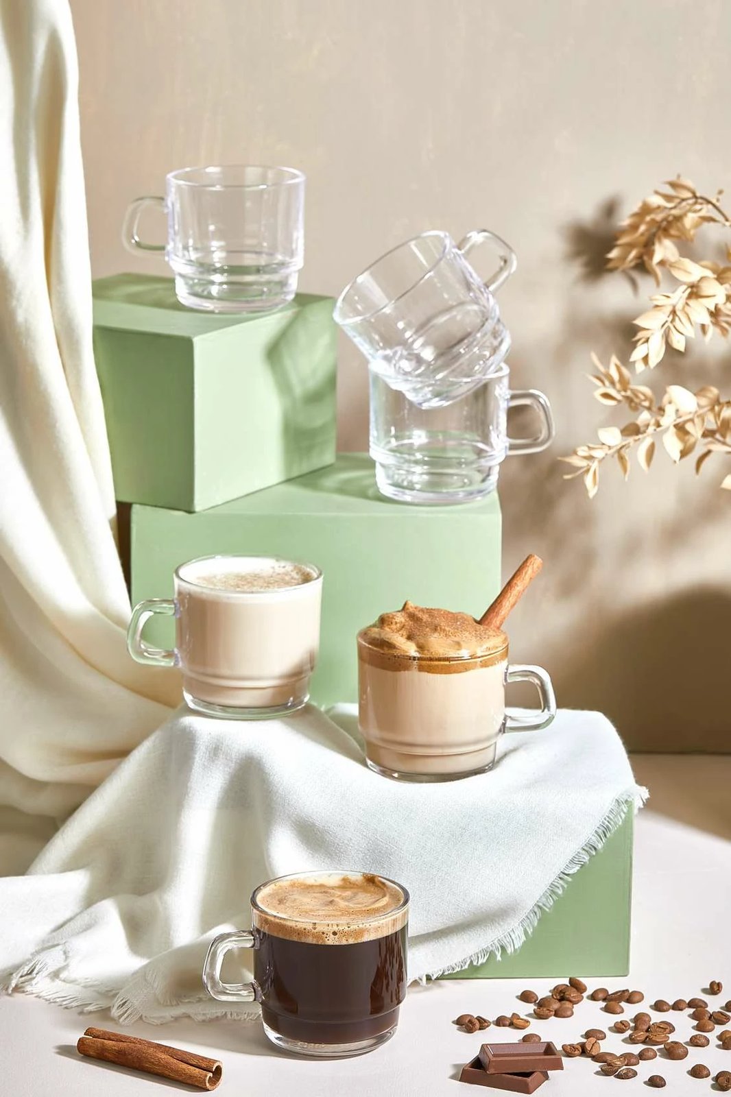 Set gotash xhami (6 copë), Hermia, Vetro Set gotash xhami (6 copë), Hermia, Vetro