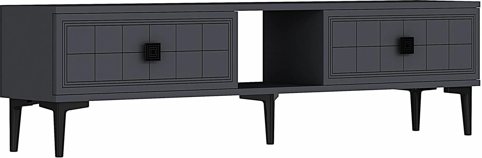 Komodë TV Skye Decor, ngjyrë antracit, 150 cm