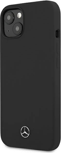 Mbështjellës Mercedes Silicone Line për iPhone 13 mini, 5.4", i zi