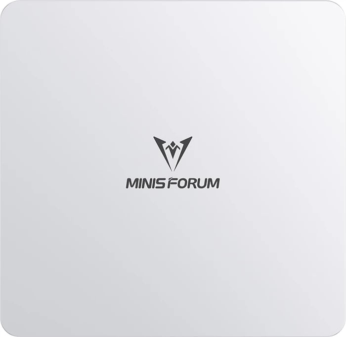 Kasë mini kompjuter Minis Forum UM870 Plus barebone, Ryzen 7 8745H, pa RAM/SSD, argjendtë