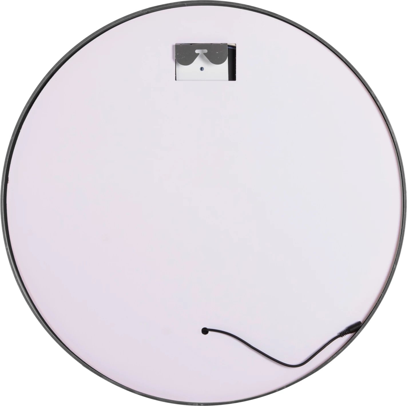 Pasqyrë muri e rrumbullakët, kornizë alumini, ngjyrë argjendi, FH4503.40, me ndriçim LED, Φ80cm.
