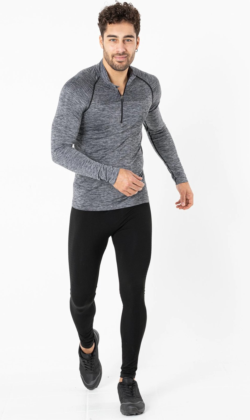 Bluzë sportive për meshkuj, gri, Jumeon, 001-001352002