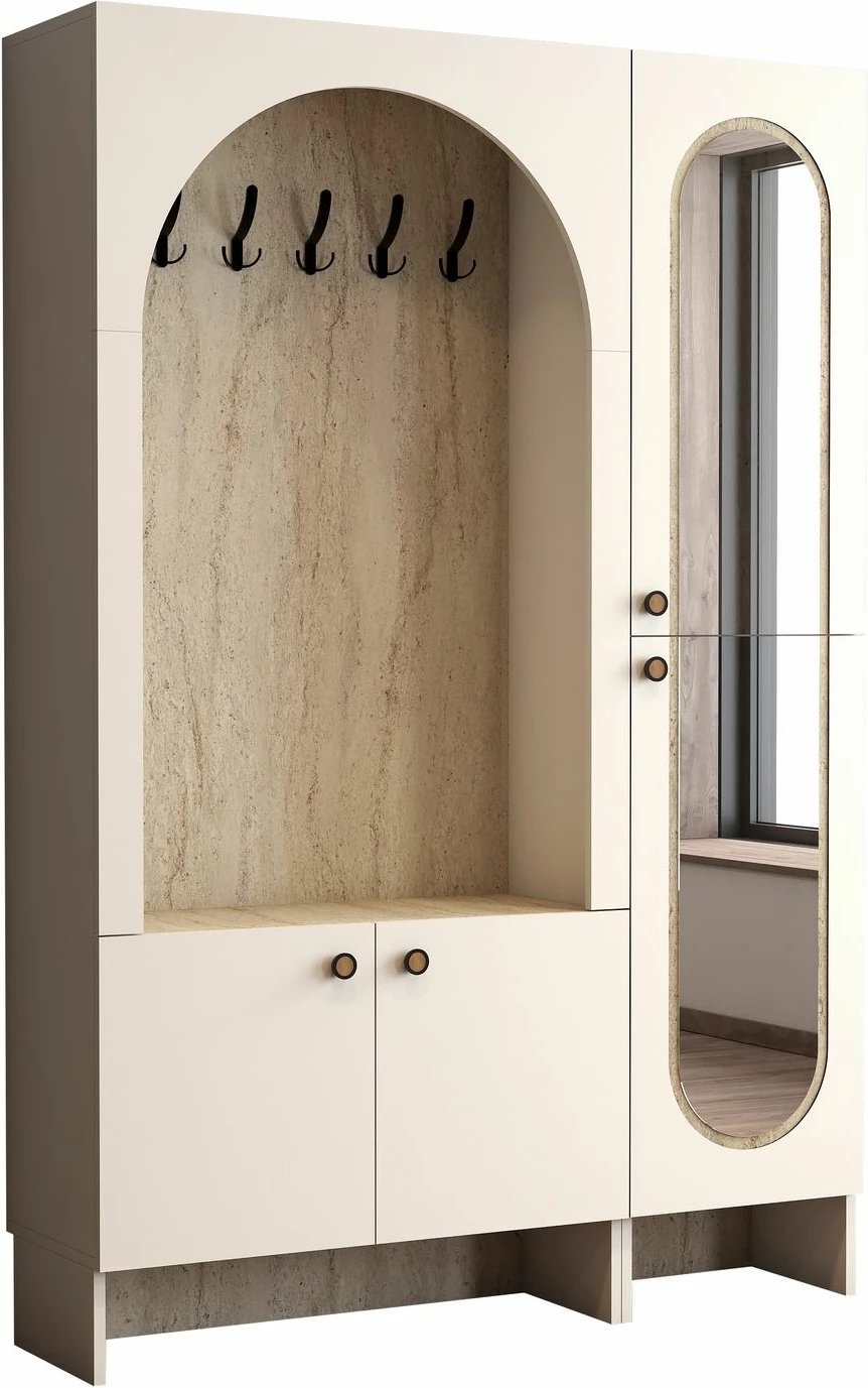 Stendë për korridor Skye Decor, Palermo Km, krem-travertin